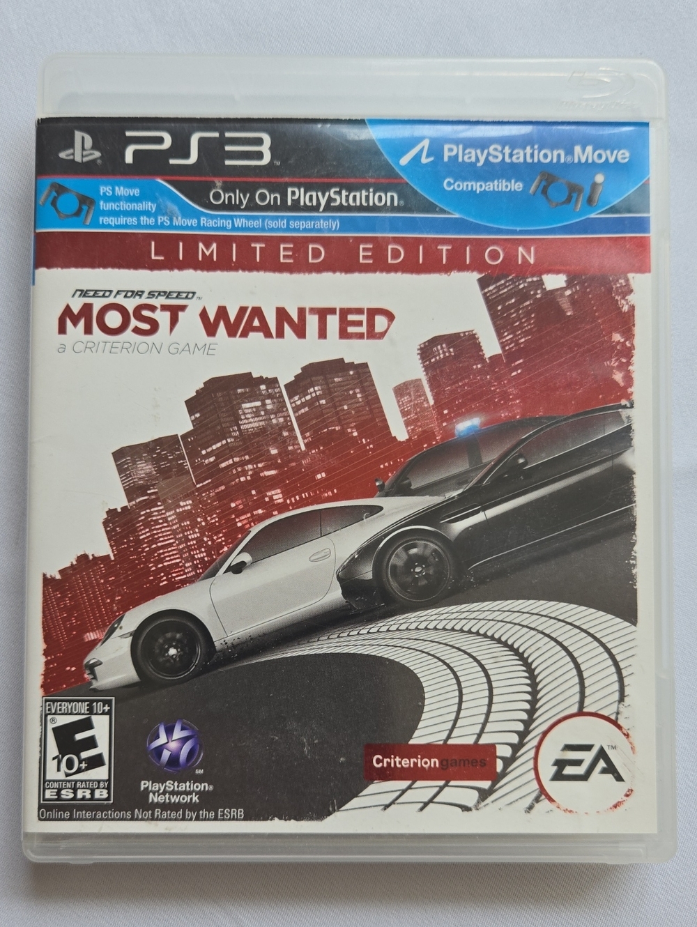 Sony PS3 Need for Speed: Most Wanted - White & Black Artwork